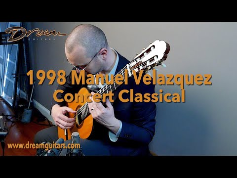 1998 Manuel Velazquez Concert Classical, Malaysian Blackwood & Spruce