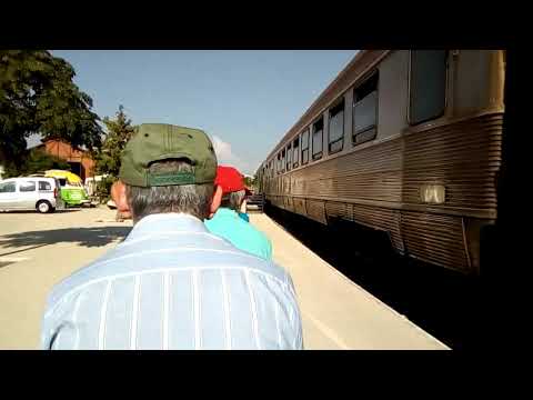 Passeio mini comboio na CP museu comboio Entroncamento