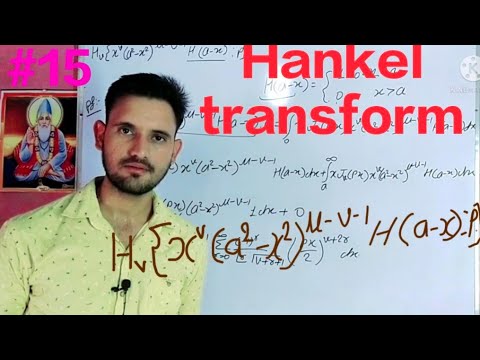 Hankel transform of a function//A example of Hankel transform//by Sonu Choudhary