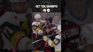 GRANDPA'S THROWING HANDS ????