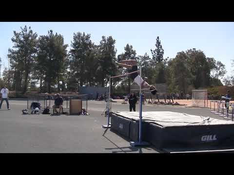 Sean Lee 7'3" - Trabuco Hills Senior jumped triple PR at Mustang Roundup 2/24/18