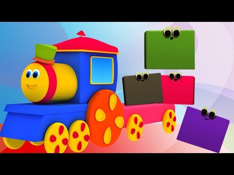 bob Couleur train | Vidéos éducatives | Bob The Train | Learn 3d Colors with Bob | Bob Color Train