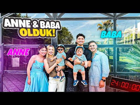 WE BECAME PARENTS FOR 24 HOURS! OUR EXAM WITH TWINS 😅👶👶 @GüvenElvan