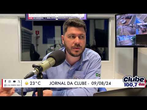Jornal da Clube - 09/08/2024 - Edição do Almoço