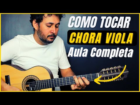 CHORA VIOLA - Tião Carreiro e Pardinho | Iniciante | Como tocar na viola | Passo a Passo | Tutorial
