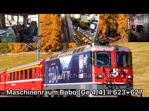 Maschinenraum Bobo [Ge 4/4] II 623+627 / Machine room Bobo [Ge 4/4] II 623+627