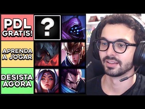 OS MELHORES CAMPEÕES PARA SUBIR DE ELO NO TOP TIERLIST - MYLON REACT