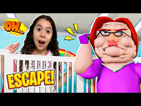 TENTAMOS ESCAPAR DA BABÁ DO MAL ! ROBLOX BETTY'S NURSERY ESCAPE (SECRET UPDATE) (Obby)