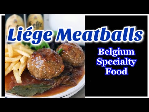 Boulets à la Liégeoise | Liége Meatballs | CrazyBob the Chef