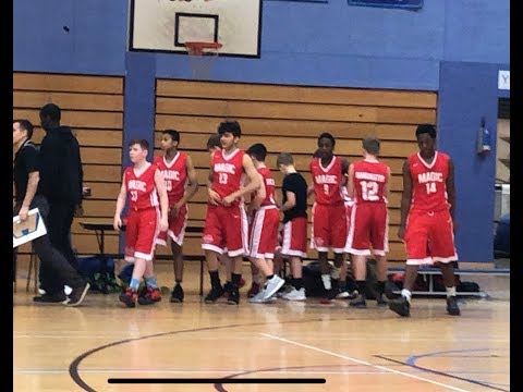 Brad May scores 33 Points, 20 Rebounds for Manchester Magic's U14