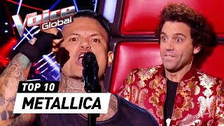 The Voice goes heavy metal with METALLICA covers that SHOOK the coaches!