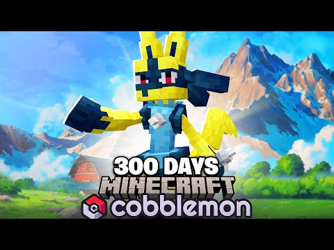 I Spent 300 Days Hunting SHINY Lucario in Minecraft Cobblemon..