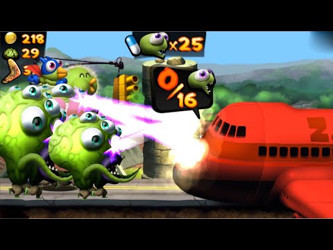 Zombie Tsunami Max Level 197 - All Mecha & legendary Destroy the flight to complete the mission