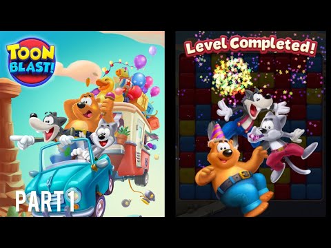 Toon blast : gameplay walkthrough- (level’s 1-10-) part 1- #gameworld