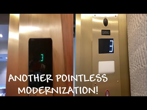 1182. NEWLY MODERNIZED Otis Series 1 Hydraulic Elevators at Brighton Hall - RTP, NC