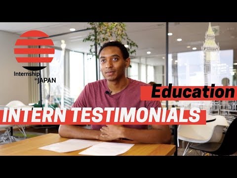Internship in Tokyo - Education management