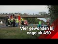 Twee kinderen (7) zwaargewond bij ongeluk A50 Ravenstein