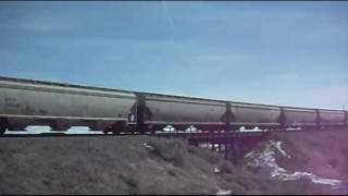 preview picture of video 'Union Pacific Grain Train Weston Idaho'