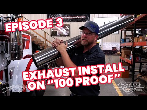 \"100 Proof\" Kenworth W900L Project - Exhaust Install - EP 3