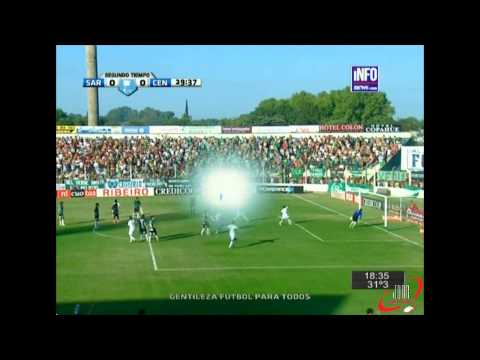 GOL DE ENCINA - SARMIENTO 0 ROSARIO CENTRAL 1 - FECHA 20 - B NACIONAL (09 02 2013)