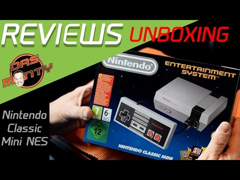 Nintendo Classic Mini - Unboxing + Ersteindruck des NES/Famicom Mini - Entertainment System