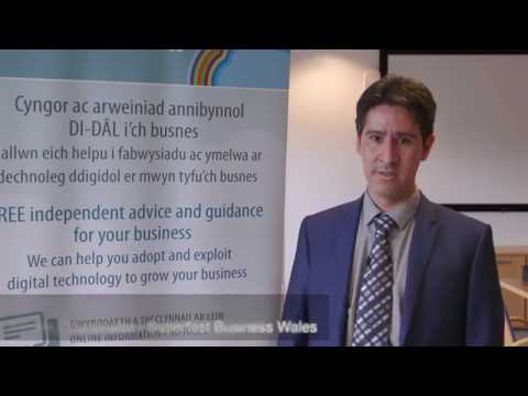 Online support for businesses in Denbighshire