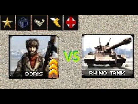 Fully Upgraded Boris vs Rihno Tanks: Red Alert 2