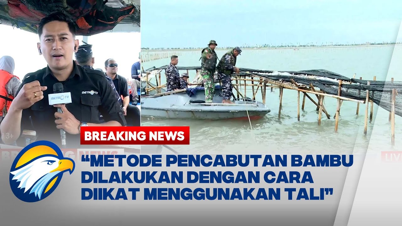 BREAKING NEWS - TNI AL & Nelayan Bongkar Pagar Laut di Tangerang