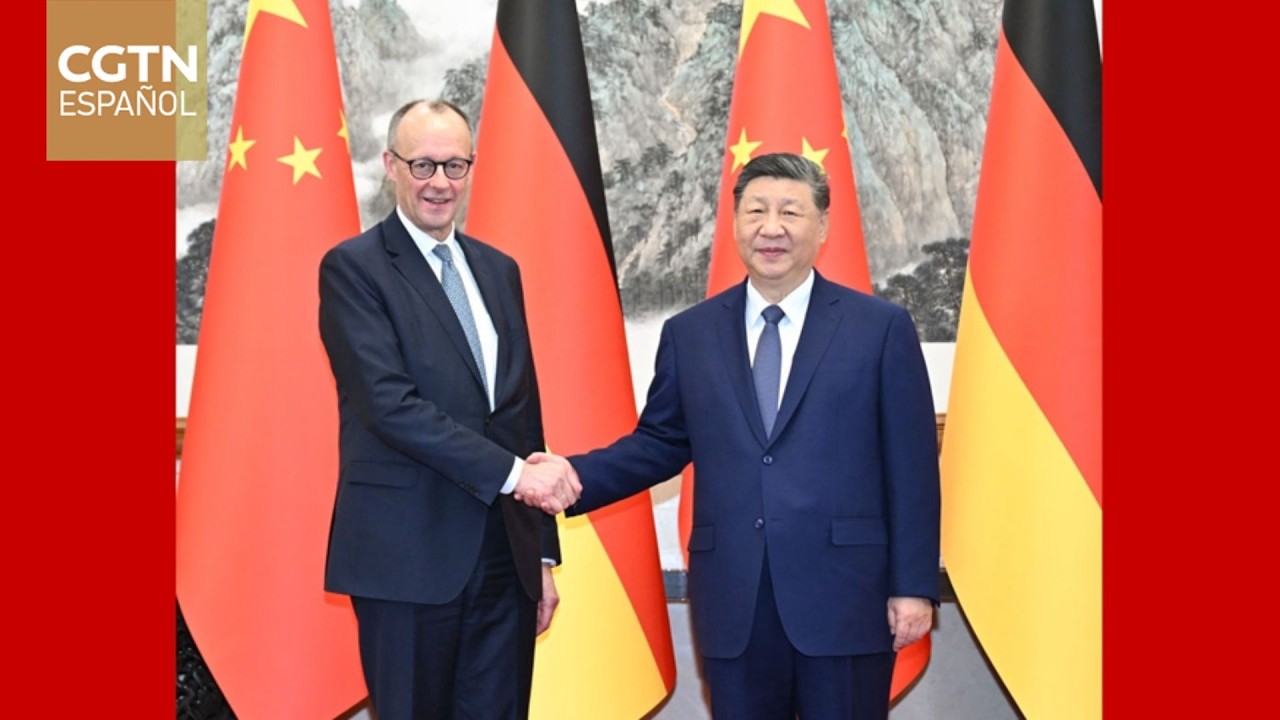 El presidente chino, Xi Jinping, se reúne con el canciller alemán, Friedrich Merz, en Beijing