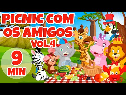 PicNic com os Amigos Vol. 4 - Giramille 9 min | Desenho Animado Musical