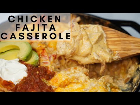 HOW TO MAKE A CHICKEN FAJITA CASSEROLE | Easy Dinner Recipe