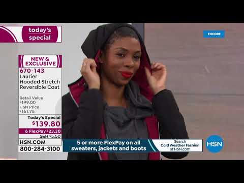HSN | Cold Weather Fashions featuring Laurier Outerwear Premiere 10.31.2019 - 06 AM