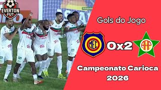 Gols: Madureira 0x2 Portuguesa RJ - Campeonato Carioca 2026