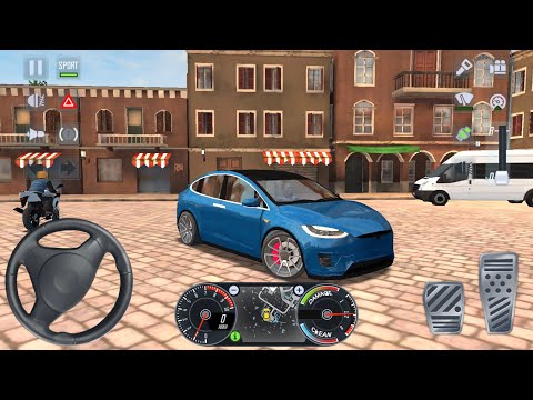 Taxi Simulator 2020 - Electric Tesla Taxi Uber - Car Games Android iOS Gameplay