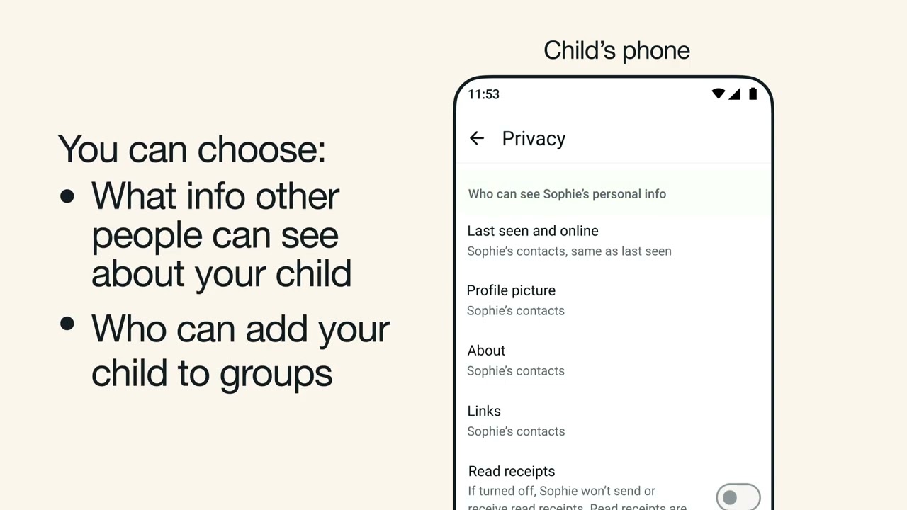 How to set up & monitor parental controls for parent-managed accounts | WhatsApp