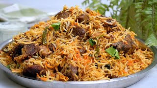 Cooking meat and rice biryani! An easy and delicious recipe!