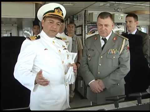 Gjeneralmajor Gjunkshi, vizitë në anijen turke "TCG Heybeliada"