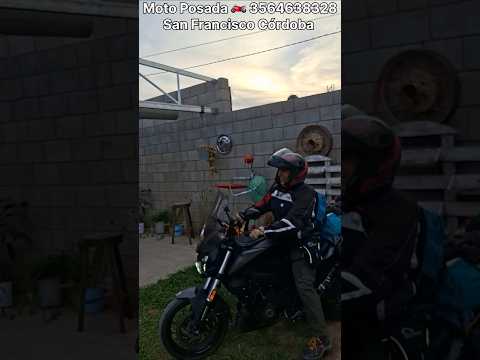 Motos Viajeros que pasaron por San Francisco Córdoba y descansaron en la motoposada la kawa #Viajero