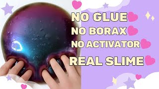 How To Make A ❌No Glue ❌No Borax Slime / Homem