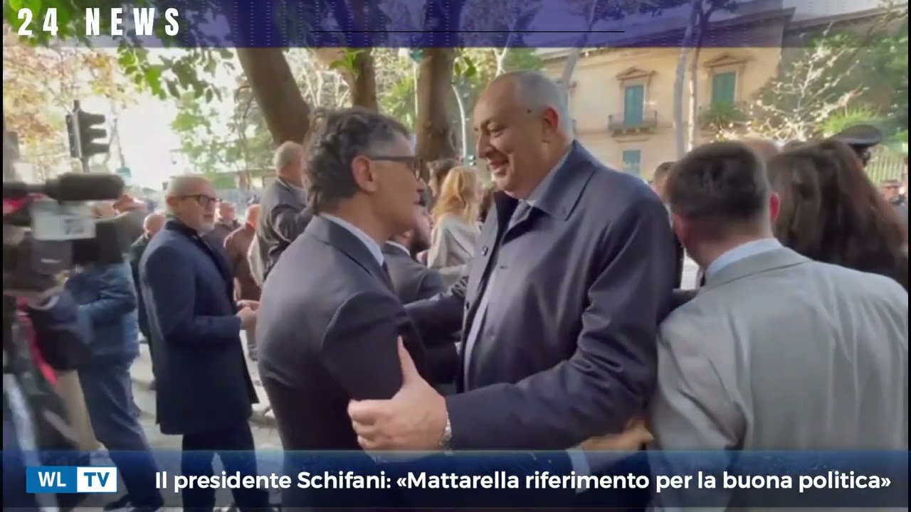 Il presidente Schifani: «Mattarella riferimento per la buona politica»