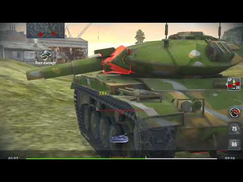 Tank fights: wot blitz  german Ru 152 vs american T 49 [3 rounds]