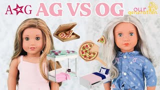 American Girl Dolls VS Our Generation - Comparing Dolls, Acc