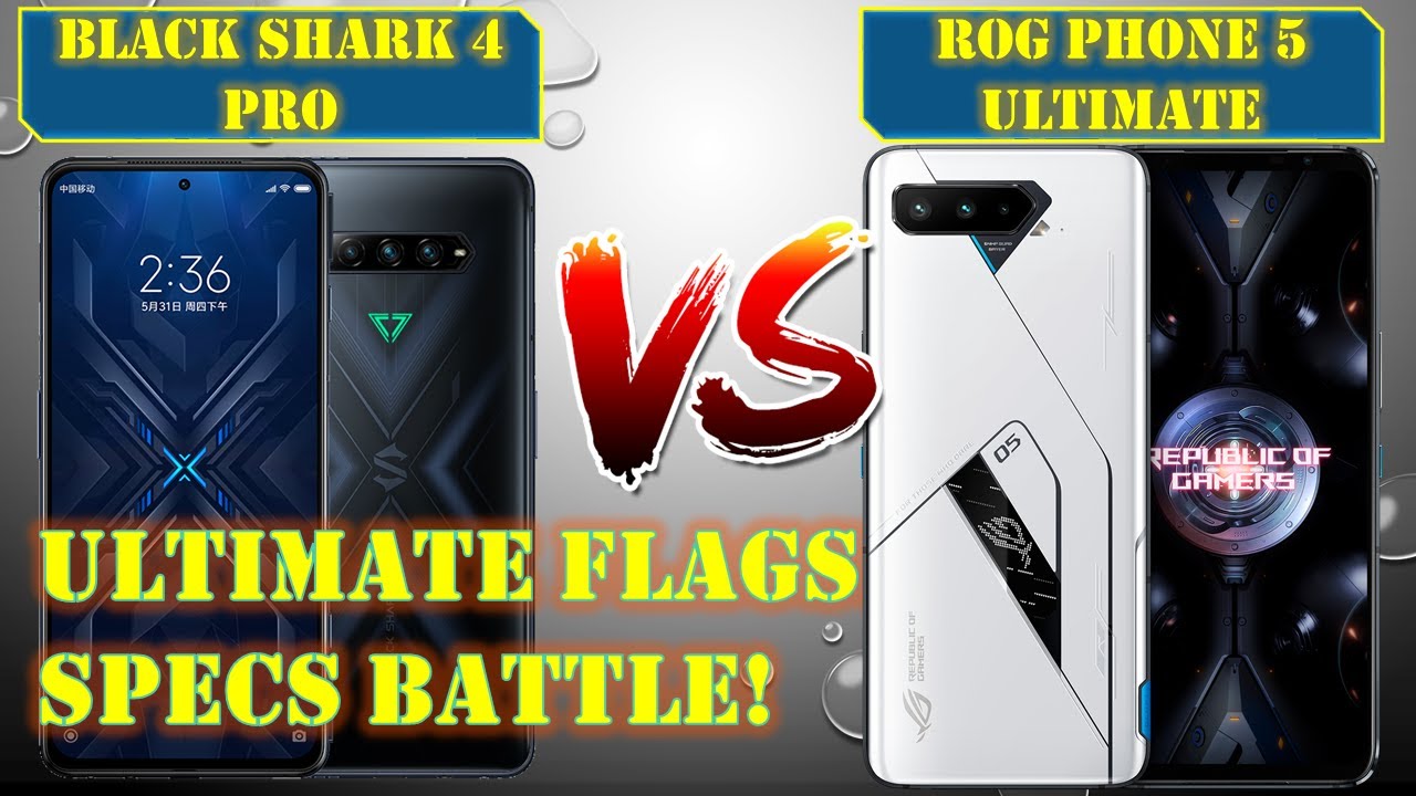 Xiaomi Black Shark 4 Pro Vs ASUS Rog Phone 5 Ultimate || The Ultimate Specs Battle!