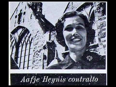 Bach / Aafje Heynis, 1958: Cantata No. 169, 