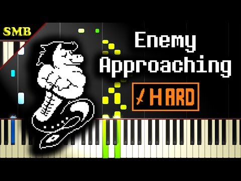 UNDERTALE - ENEMY APPROACHING - Piano Tutorial