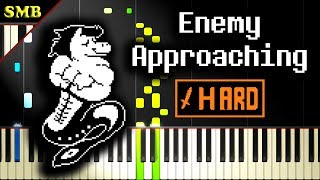 UNDERTALE - ENEMY APPROACHING - Piano Tutorial