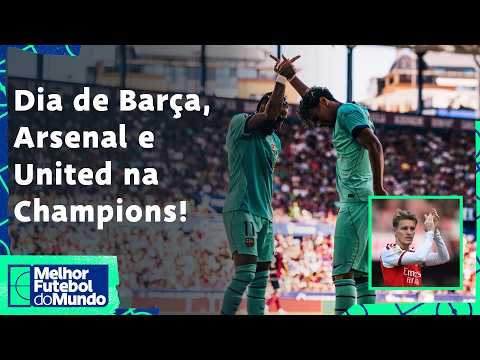BARCELONA ENCARA O GALATASARAY, ARSENAL PEGA O LILLE; ATLETI E MANCHESTER UNITED SE ENFRENTAM! | MFM