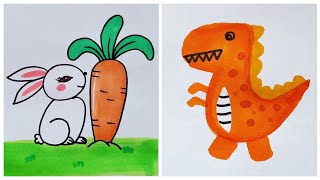 Easy Drawing Ideas for Kids | Step-by-Step How to Draw | Easy & Creative Drawing For Kids