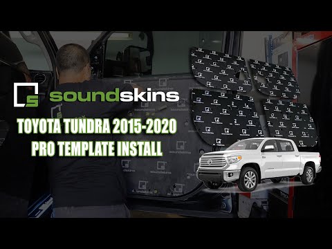 TOYOTA TUNDRA 4-DOOR PRO TEMPLATE INSTALL - SOUNDSKINS