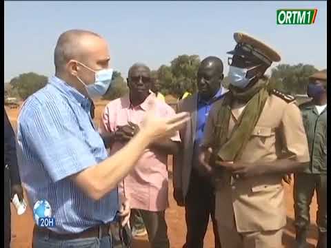 Mali: Visite de chantier de la station de traitement de boues de vidange par les aut